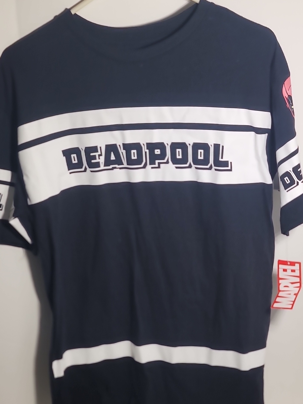 Marvel Black and White Logo Tee
